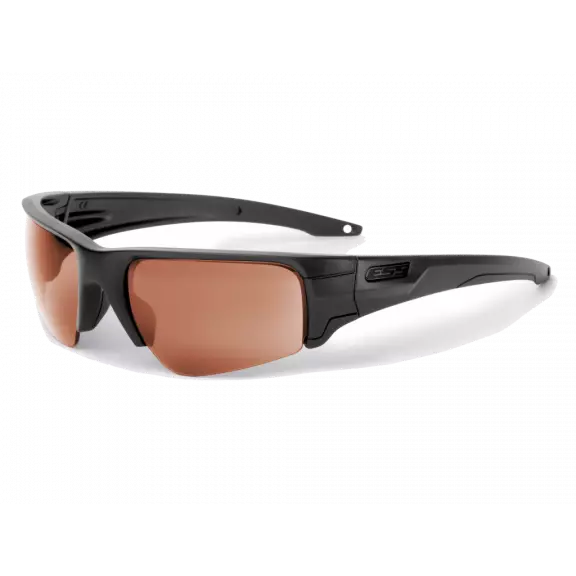 ESS® Crowbar® Ballistic Glasses - Black / Clear,Smoke Gray & Mirrored Copper