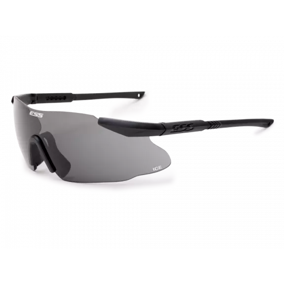 ESS® Okulary Balistyczne Ice® - Czarny / Smoke Gray