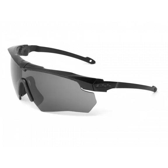 ESS® Crossbow Suppressor Ballistic Glasses - Black / Smoke Gray