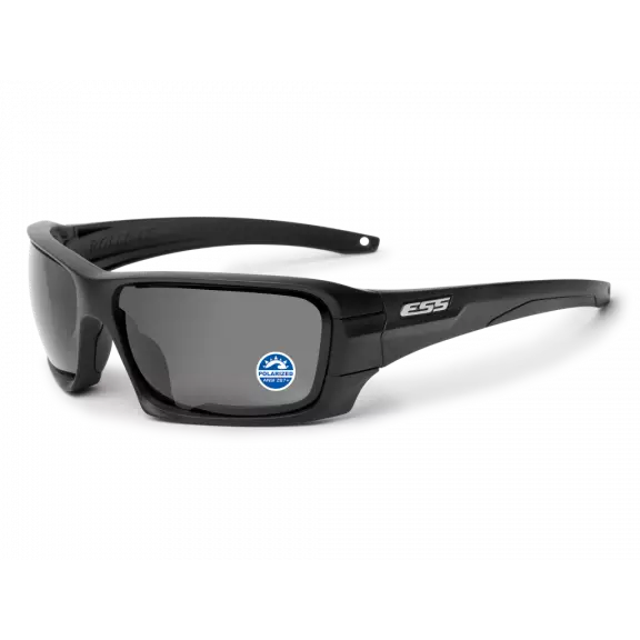 ESS® Rollbar® Ballistic Glasses - Black / Polarized Mirrored Gray