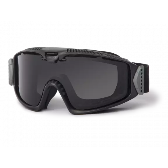 ESS® Influx ™ AVS ™ Ballistic Goggles - Black / Clear & Smoke Gray