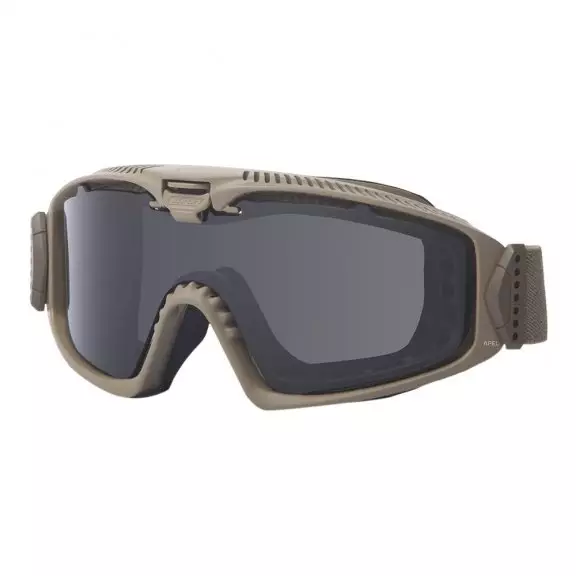 ESS® Influx ™ AVS ™ Ballistic Goggles - Terrain Tan / Clear & Smoke Gray