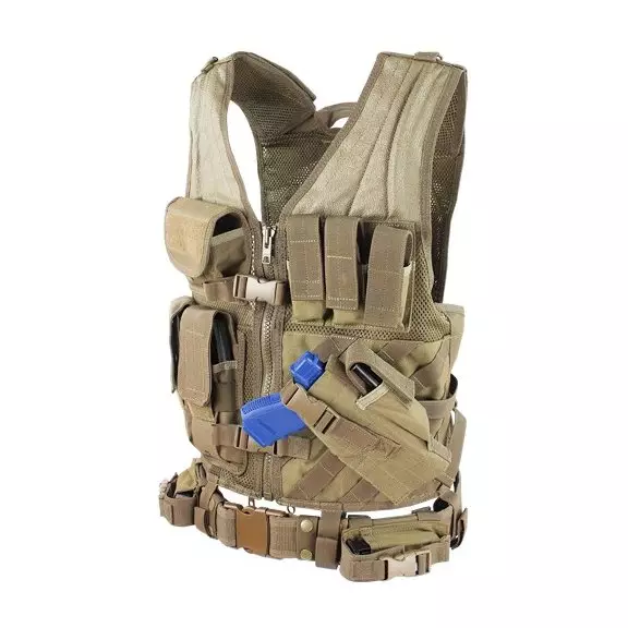 Condor® Crossdraw Vest (CV-003) - Coyote / Tan