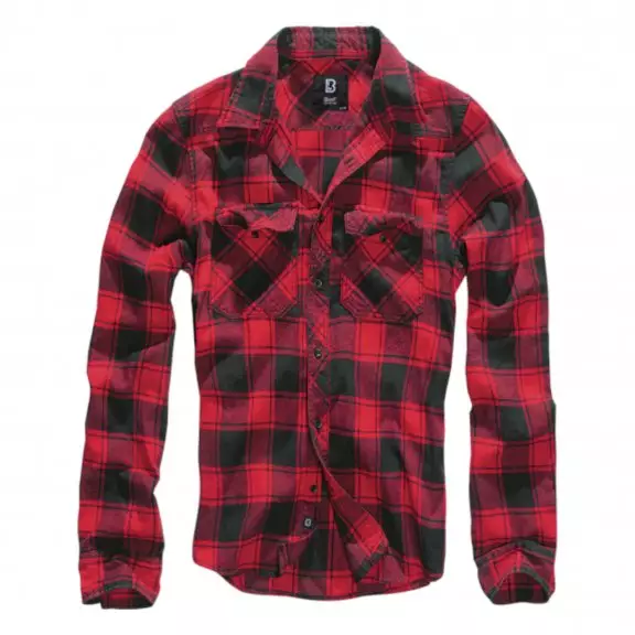 Brandit® Koszula W Kratę Check Shirt - Czerwony/Czarny