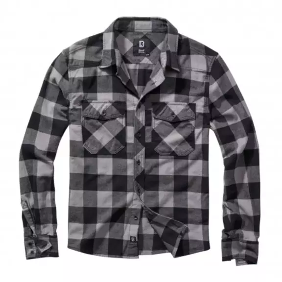 Brandit® Koszula W Kratę Check Shirt - Czarny/Charcoal