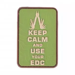JTG® Keep Calm EDC Rubber...