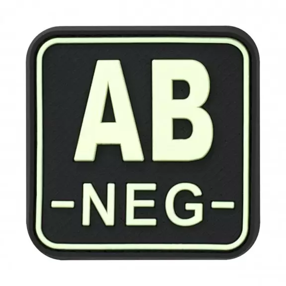 JTG® Bloodgroup Square Rubber Patch 3D AB Rh-