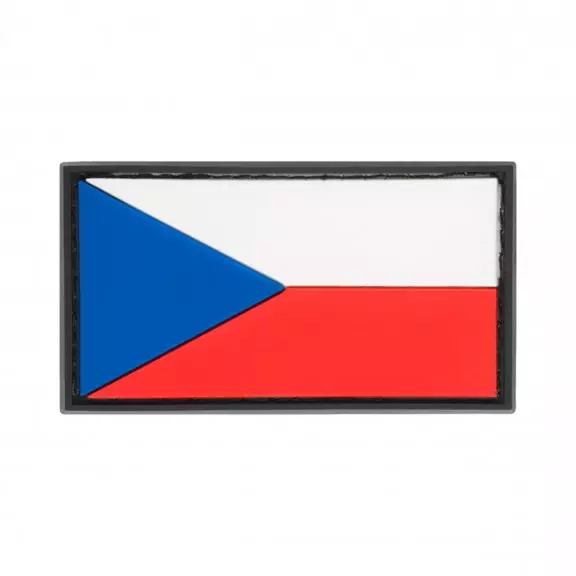 JTG® Czech Republic Flag Rubber Patch 3D