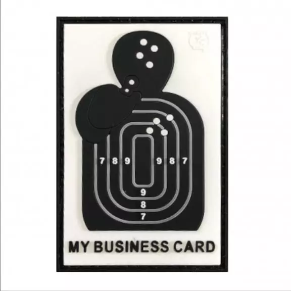JTG® My Business Card Rubber Patch 3D