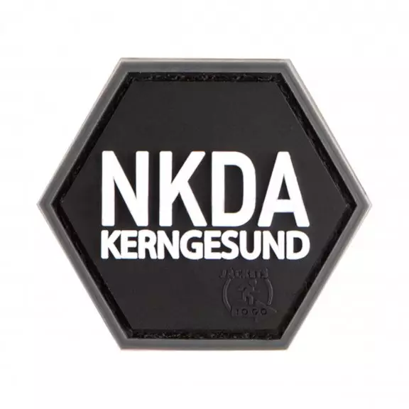JTG® NKDA Kerngesund Hexagon Rubber Patch 3D