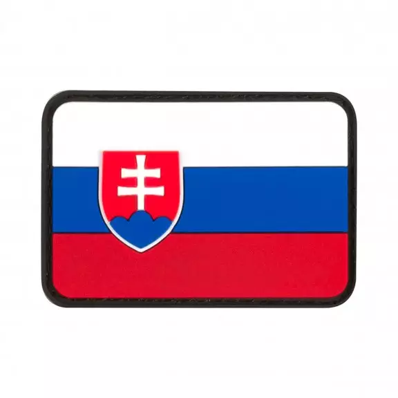 JTG® Slovakia Flag Rubber Patch 3D