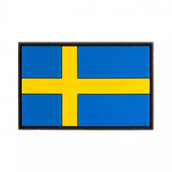 JTG® Sweden Flag Rubber Patch 3D