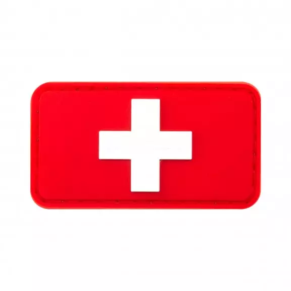 JTG® Swiss Flag Rubber Patch 3D