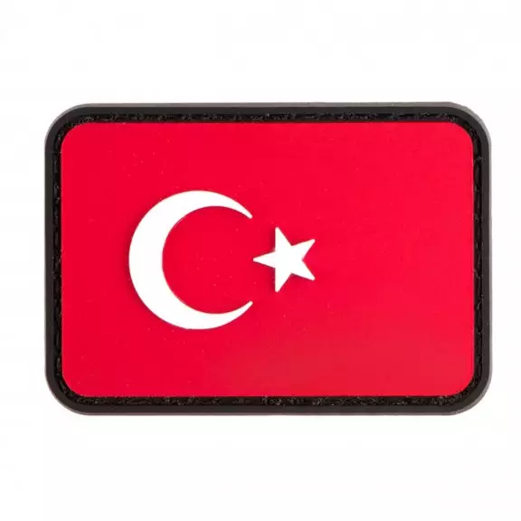 JTG® Turkey Flag Rubber Patch 3D