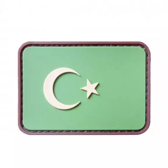 JTG® Turkey Flag Rubber Patch 3D