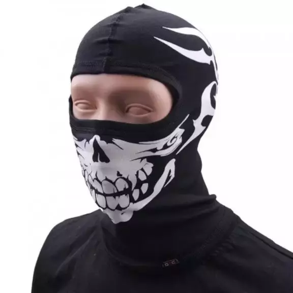 GFC Tactical® Thermoactive Balaclava With Print - Black