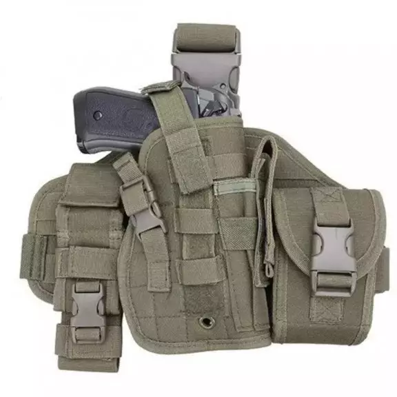 GFC Tactical® Modulare Beinplatte mit Holster - Olive