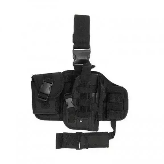 GFC Tactical® Modulare Beinplatte mit Holster - Schwarz