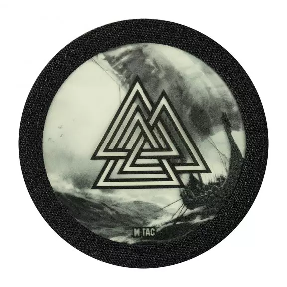 M-Tac® Round Patch Valknut / Drakkar (80mm)