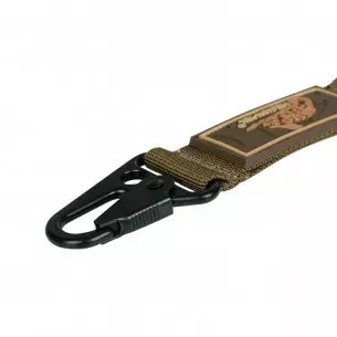 Brelok do kluczy z Logo - Nylon - Czarny