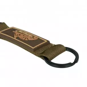 Snap Hook KEYCHAIN with Logo - Nylon - Coyote