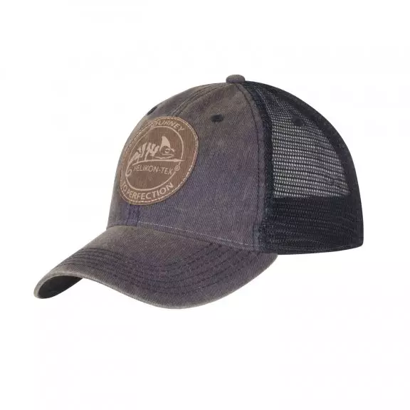 Helikon-Tex Trucker Cap - Dirty Washed Cotton - Dirty Washed Navy / Navy A