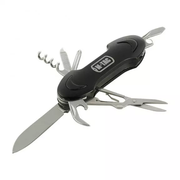 M-Tac® Folding Knife Small (7 Tools) - Steel/Black