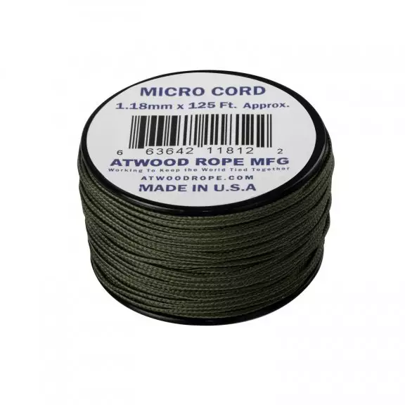 Atwood® Linka Micro Cord (125 FT) - Olive Drab