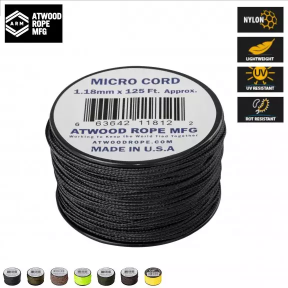 Atwood® Micro Cord (125FT) - Yellow