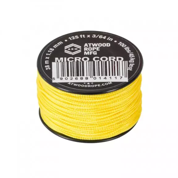 Atwood® Linka Micro Cord (125 FT) - Yellow