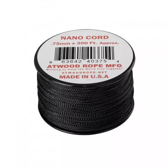 Atwood® Nano Cord (300FT) - Black