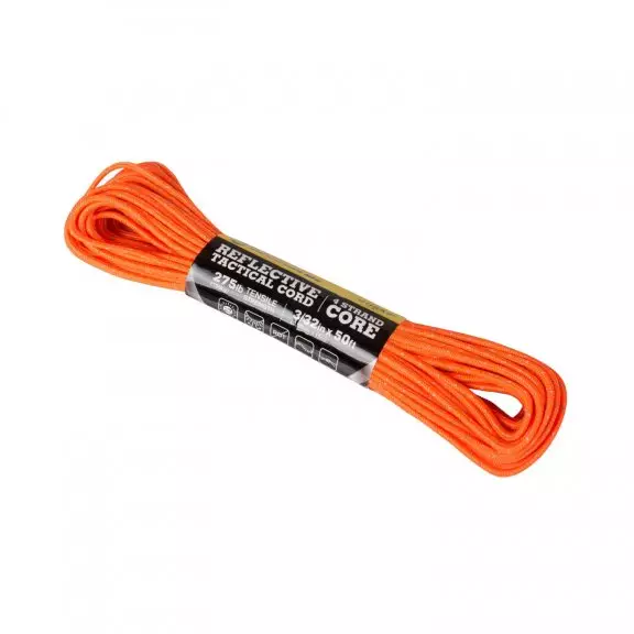 Atwood® 3/32 X 50ft Tactical Reflective Cable - Neon Orange
