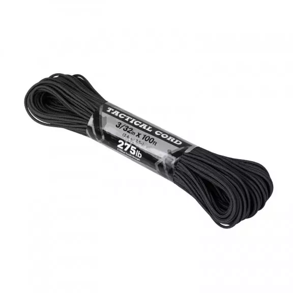 Atwood® Taktisches 275-Kabel (100 Fuß) - Schwarz
