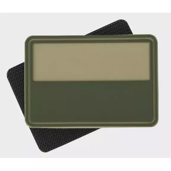 Helikon-Tex® Polish flag PVC velcro patch ( Subdued ) - Beige / Khaki