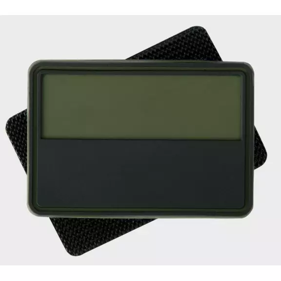 Helikon-Tex® Polish flag PVC velcro patch ( Subdued ) - Olive Green