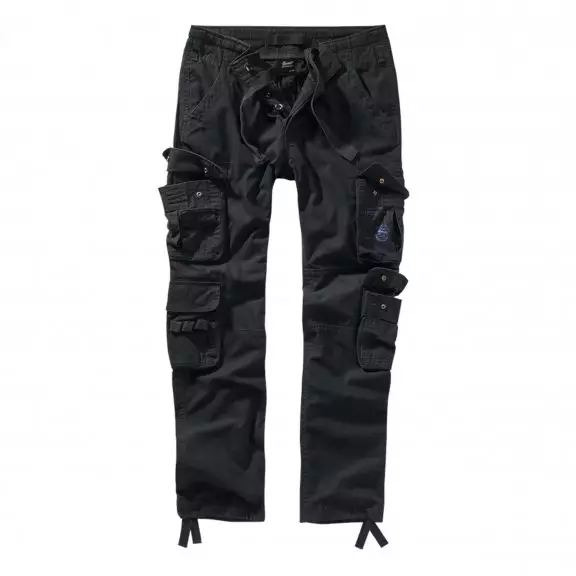 Brandit® Pure Slim Fit Trousers - Black