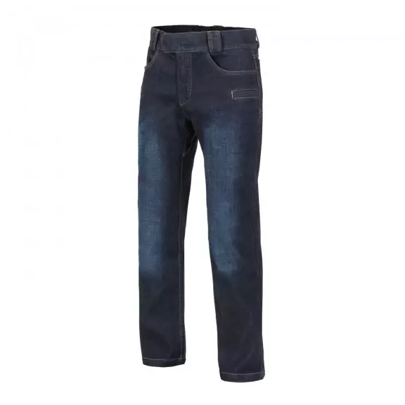 Helikon-Tex® Spodnie GREYMAN TACTICAL JEANS® - Denim Mid - Dark Blue L-R PRANY