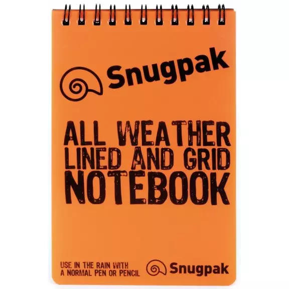 Snugpak® Wasserdichtes Notizbuch - Orange