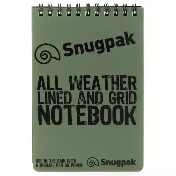 Snugpak® Waterproof Notebook - Olive