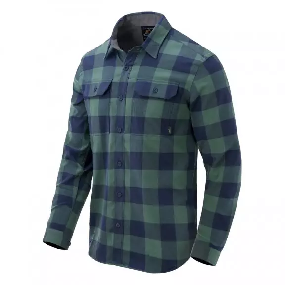 Helikon-Tex Greyman Shirt - Moss Green Checkered