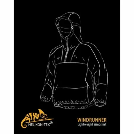 Kurtka WINDRUNNER - Lightweight Windshirt - Czarna