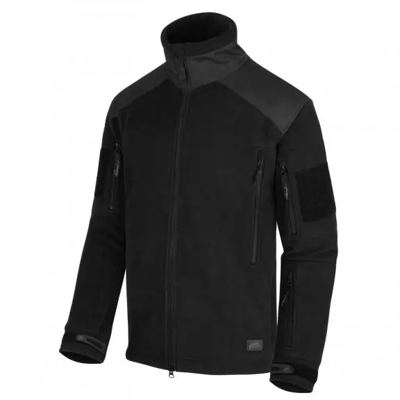 HELIKON-TEX® LIBERTY Fleece Jacket - Black M WASHED