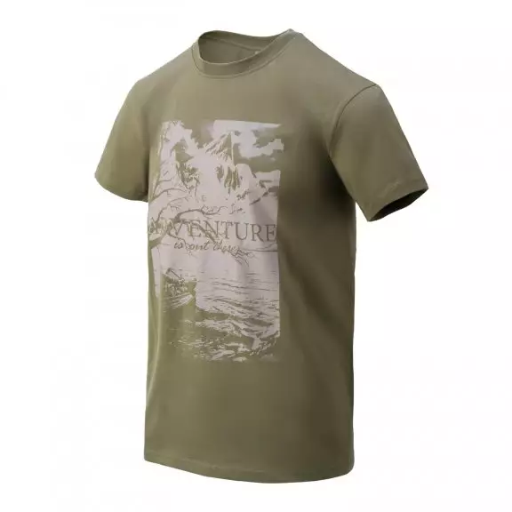 Helikon-Tex T-Shirt (Adventure Is Out There) - Olive Green