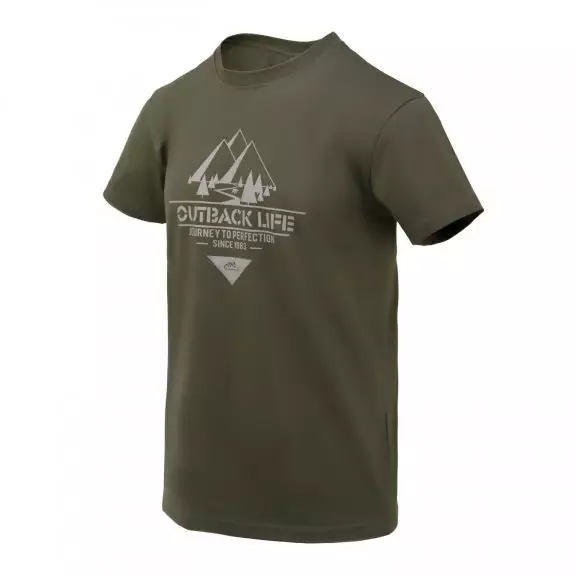 Helikon-Tex® T-Shirt (Outback Life) - Taiga Green