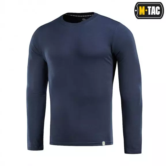 M-Tac® Langarm-T-Shirt 93/7 - Dark Navy Blue