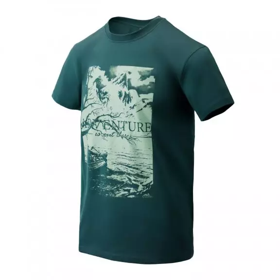 Helikon-Tex T-Shirt (Adventure Is Out There) - Dark Azure