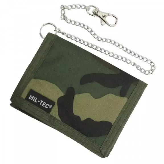 Mil-Tec® Wallet with Chain - US Woodland