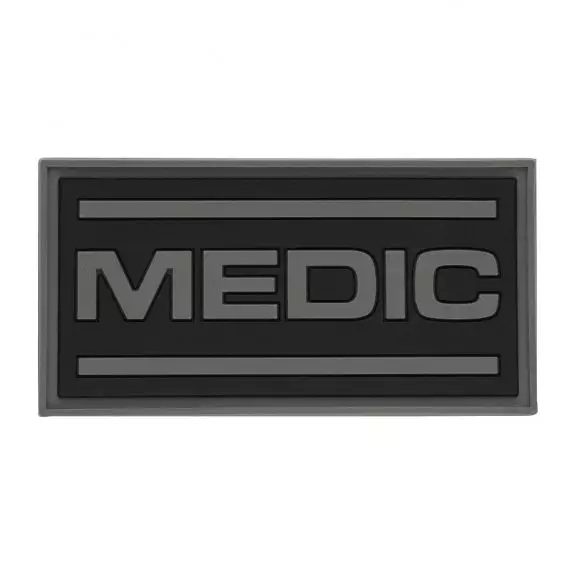 M-Tac® Naszywka Medic PVC - Black/Grey