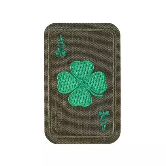 M-Tac® Glückskarten-Aufnäher (Stickerei) - Ranger Green