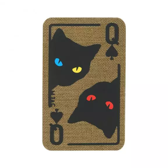 M-Tac® Queen of Spades Patch - Coyote/Black
